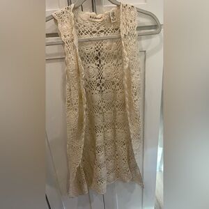 K.C. Parker Sleeveless Cardigan Sweater Size 7/8